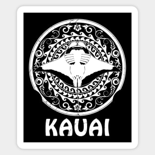 Manta Ray Shield of Kauai Sticker